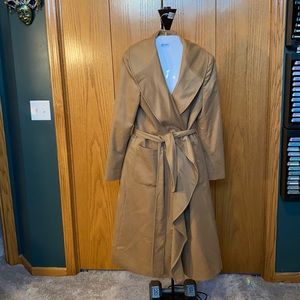 Women’s Camel Colored Jones New York Wool/Angora Wrap Coat.  Size M.